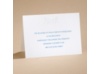 Reserved Seating - Reception Card
