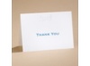 Reserved Seating - Printed Thank You Card and Envelope