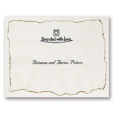 Branded with Love - Note Card and Envelope