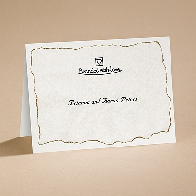 Branded with Love - Note Card and Envelope