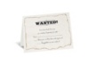 Wanted! - Response Card and Envelope
