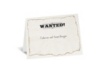 Wanted! - Note Card and Envelope