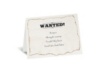 Wanted! - Reception Card