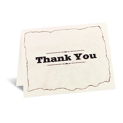 Wanted! - Thank You Card and Envelope