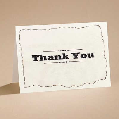 Wanted! - Thank You Card with Verse and Envelope
