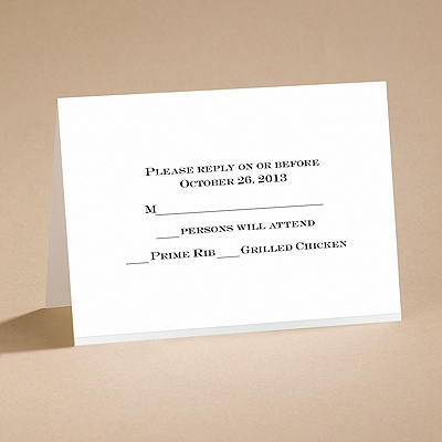 Love Revealed - Respond Card and Envelope