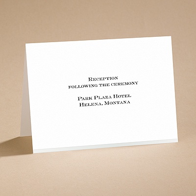 Love Revealed - Reception Card