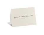 Ecru Shimmer - Thank You Card and Envelope