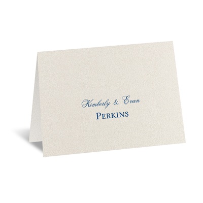 Ecru Shimmer - Foil Note Card and Envelope