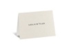 Ecru Shimmer - Thank You Card and Envelope