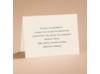 Ecru Shimmer - Reception Card