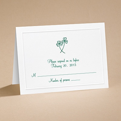 Lucky in Love - Respond Card and Envelope