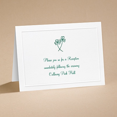 Lucky in Love - Reception Card