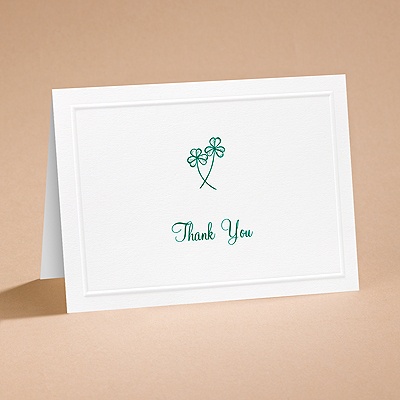 Lucky In Love - Thank You Card and Envelope