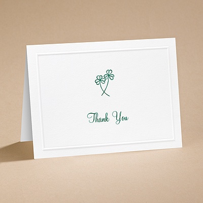 Lucky in Love - Thank You Card with Verse and Envelope