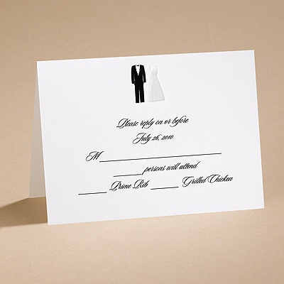 Bridal March - Response Card With Envelope