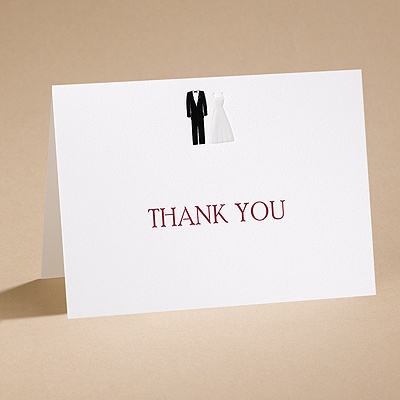 Bridal March -  Thank You Card With Verse And  Envelo