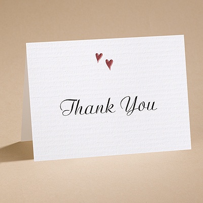 Heartstrings - Thank You Card With Verse And Envelope