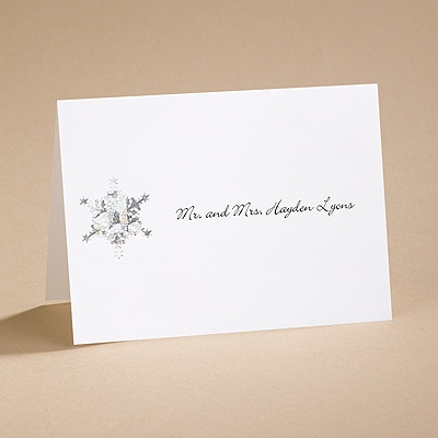 Prismatic Snowflake - Note Card and Envelope