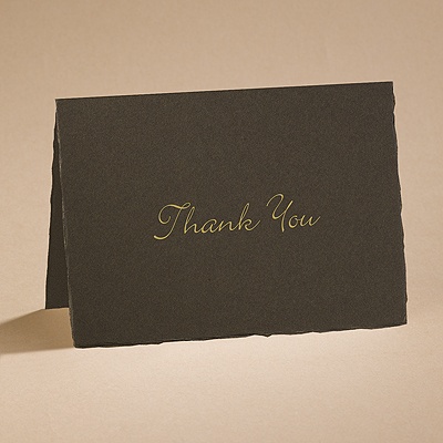 Color of Love - Mocha - Thank You Card and Envelope