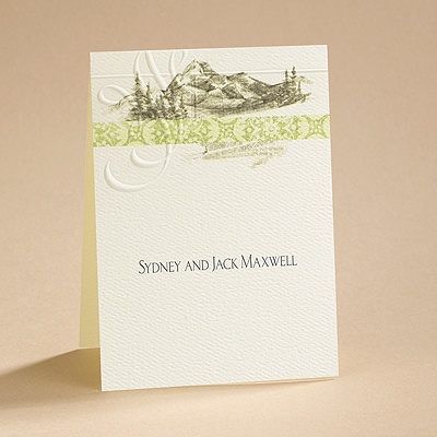 Majestic Mountains - Note Card and Envelope