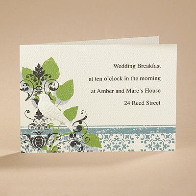 Vintage Perch - Reception Card