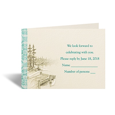 Off the Dock - Respond Card and Envelope