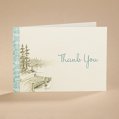 Off the Dock - Thank You Card and Envelope