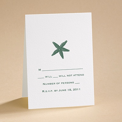 Simply Stated - White - Respond Card and Envelope