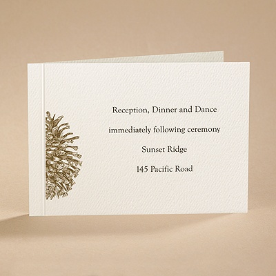 Pining Over You - Reception Card