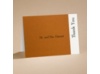 Pressed Leaves - Thank You Card And Envelope