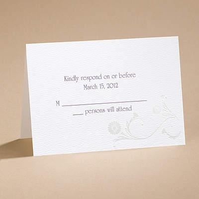 Gossamer Wings - Respond Card and Envelope