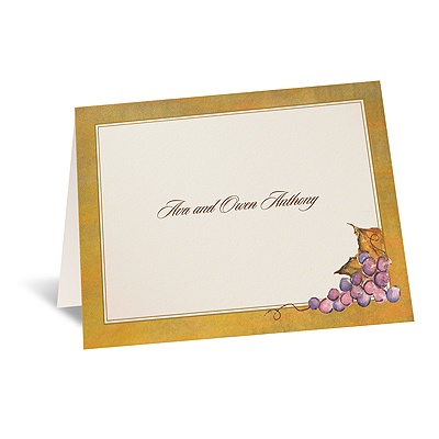 In the Vineyard - Note Card and Envelope