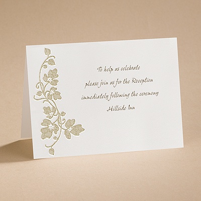 Patterned After Nature - Reception card