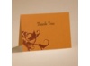 Pumpkin Passion - Thank You Card with Verse and Envelope