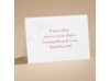 Rings and Roses - Reception card