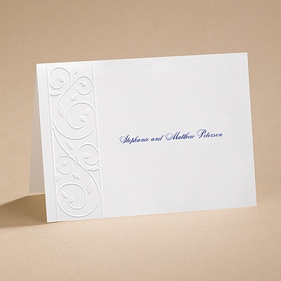 Romantic Swirls - Note Card and Envelope