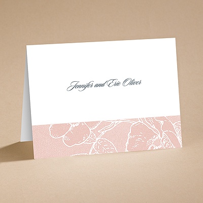 Pink Petals - Note Card and Envelope