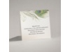 Petite Peacock Feather - Reception Card
