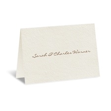Textured Ecru - Note Card and Envelope