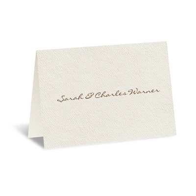Textured Ecru - Note Card and Envelope