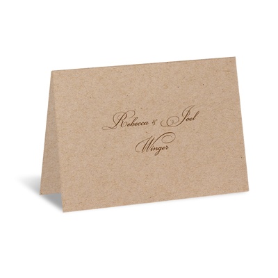 Kraft - Note Card and Envelope