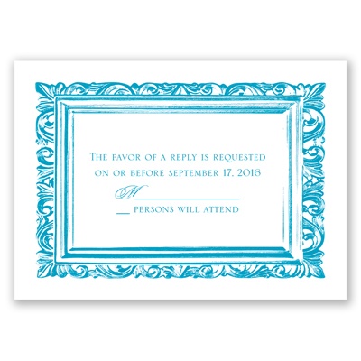 Fabulous Frames - Response Card and Envelope