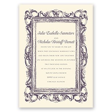 Fabulous Frames - Ecru - Invitation