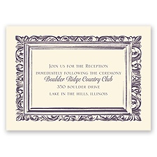 Fabulous Frames - Ecru - Reception Card