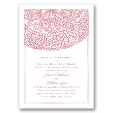 Lacy Accent - Invitation