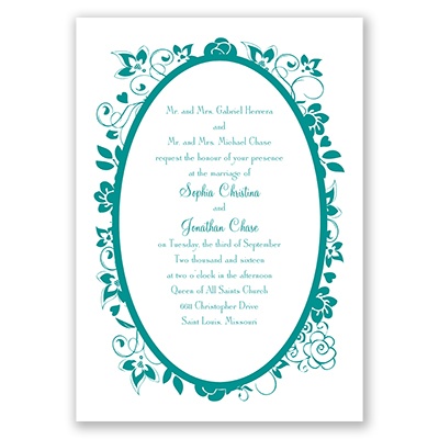 Charming Floral - Invitation