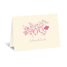 Light the Lanterns - Ecru - Thank You Card
