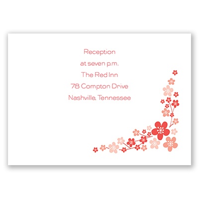 Light the Lanterns - Reception Card