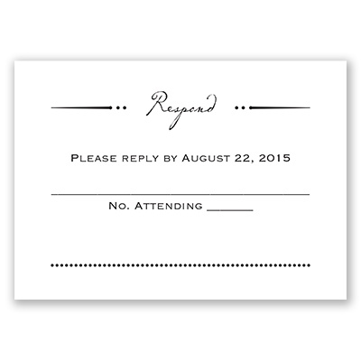 Initial Inspiration - Response Card and Envelope